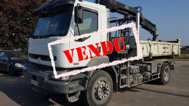a vendre camion occasion Renault kerax 4x2