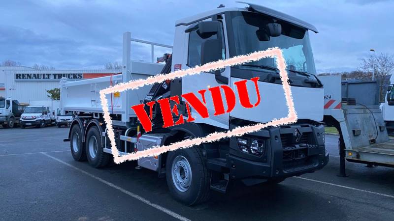 Camion neuf : Renault Trucks C480 P6X4 K E6 - BIBENNE ET GRUE